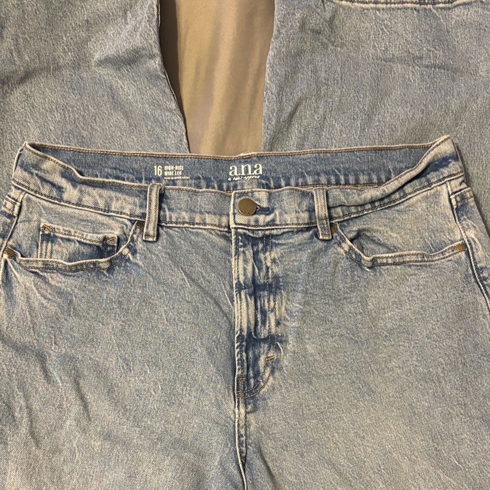 a.n.a Light Blue Flare & Wide Leg Jeans
